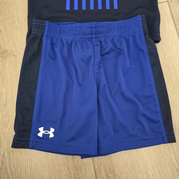 Under Armour Toddler Boys Freedom Flag Tank Top and Shorts Set Midnight… - Picture 4 of 9